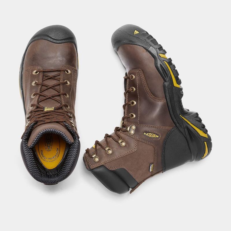 Keen Mt Vernon 8" Steel Toe - Erkek Iş Botu - Kahverengi - Turkey (836097ADM)